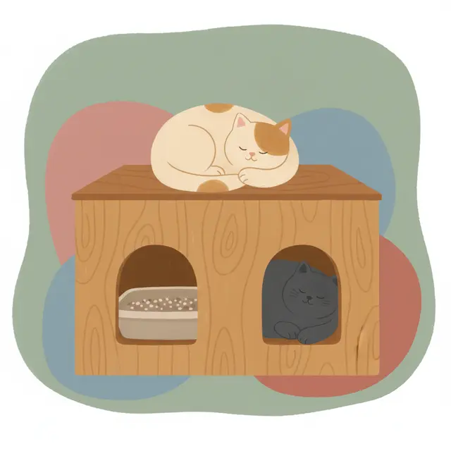 Baxton Studio Elie 2-Door Cat Litter Box Cover House Review (2026)